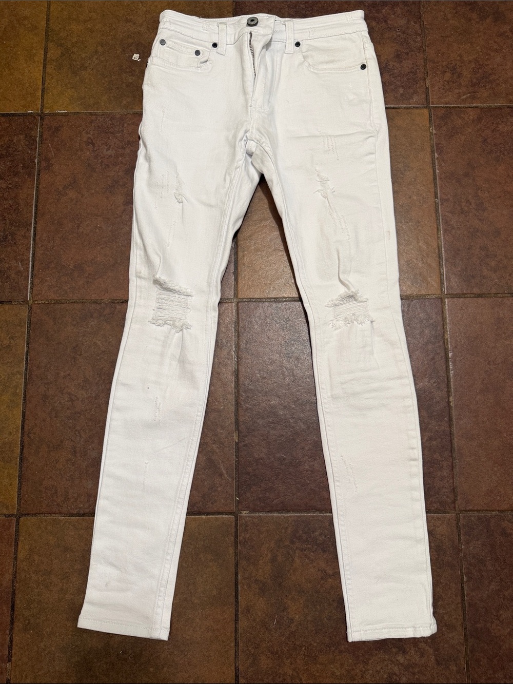 Serenede Everest peak all white denim size 28